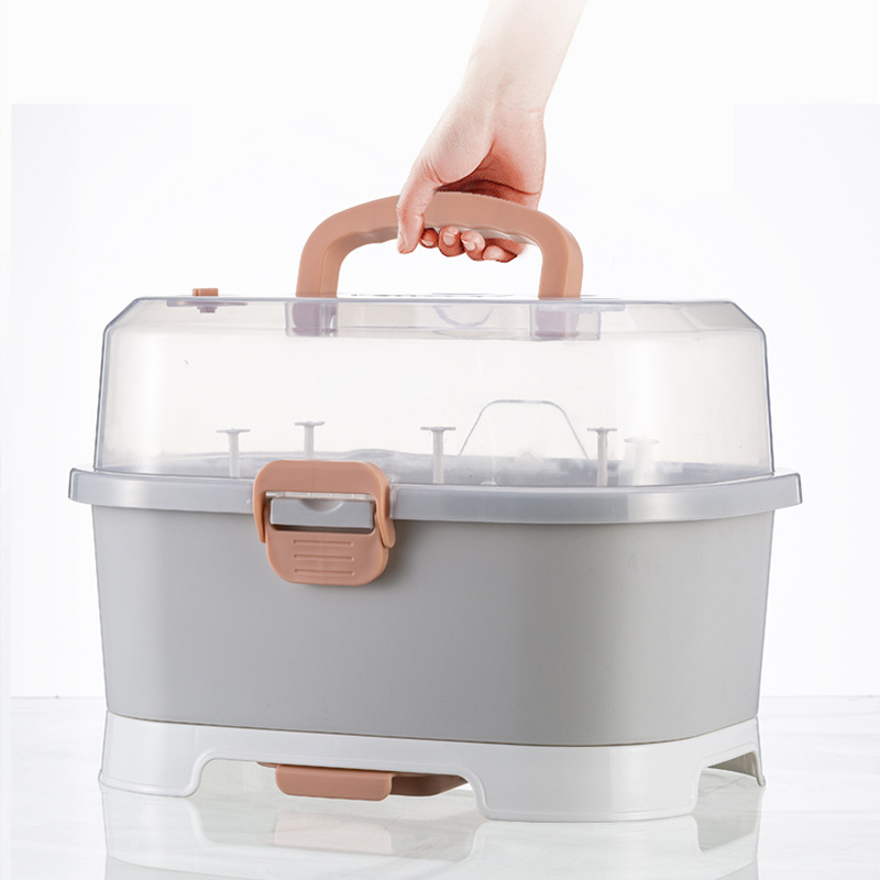 Baby Food Prep Containers - LazyChild Baby Bottle Storage Box Portable