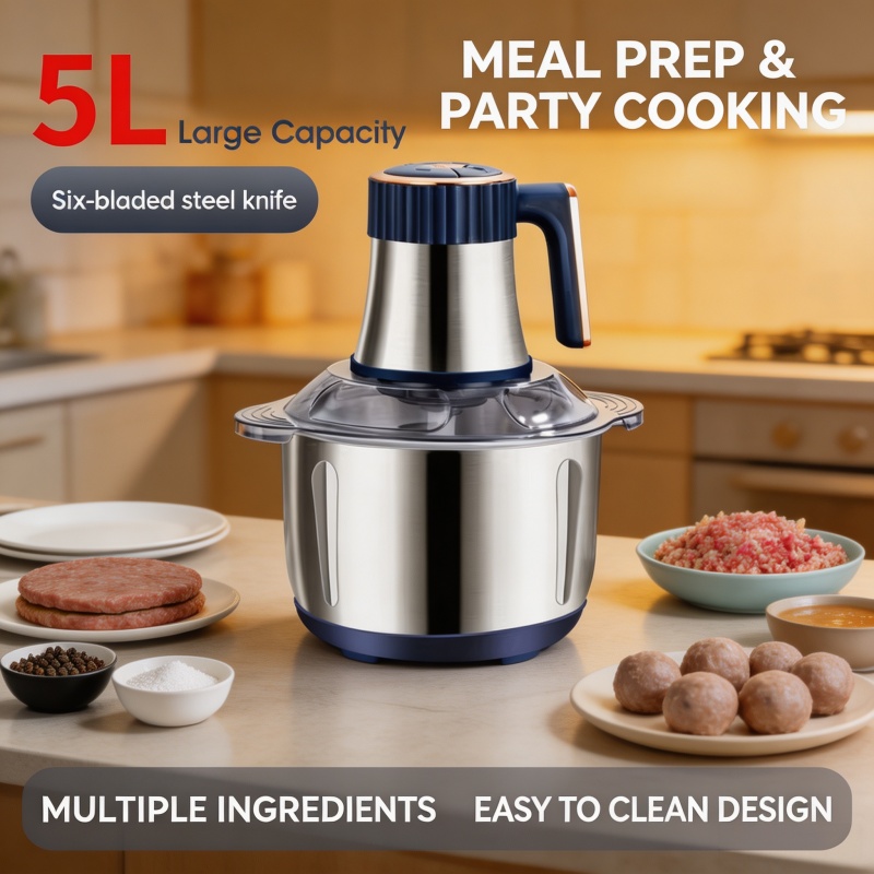 Baby Food Mixer - 5L Electric Meat Grinders 304 Stainless