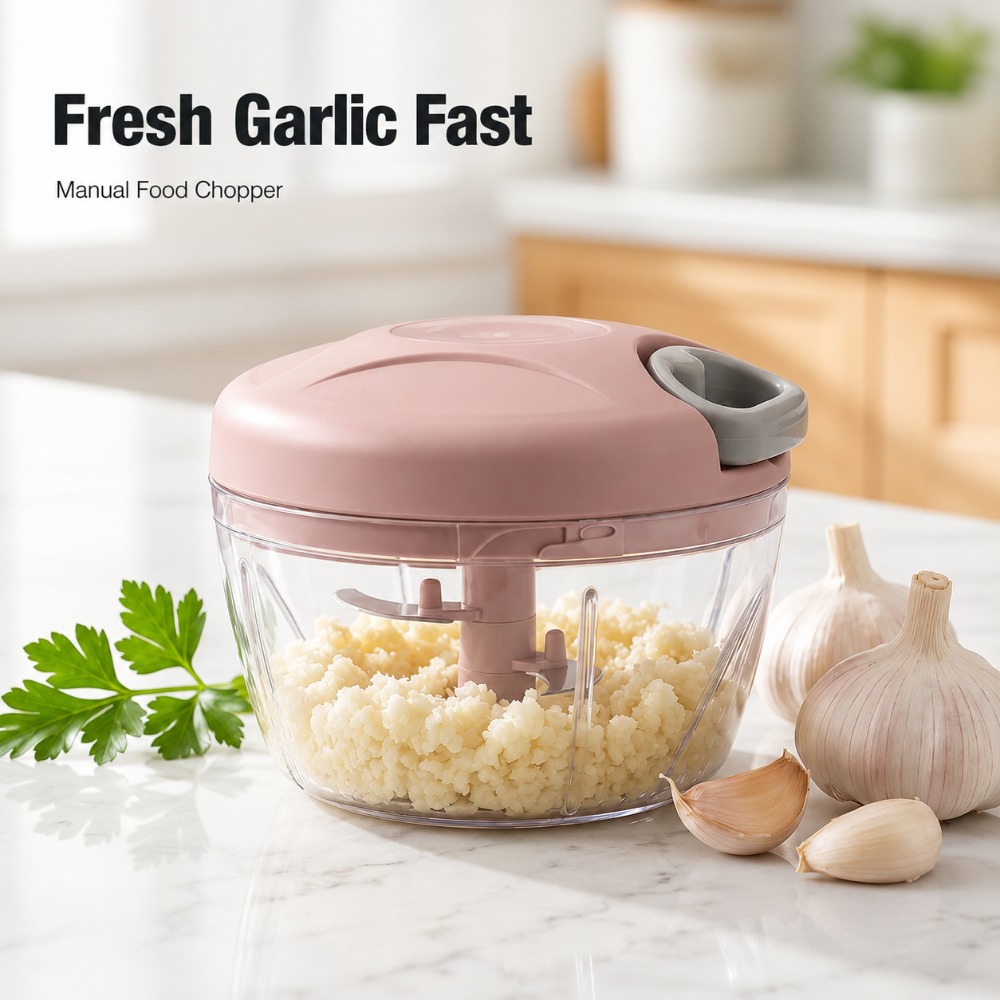 Baby Food Vegetable - Manual Pull String Garlic Mincer Multi