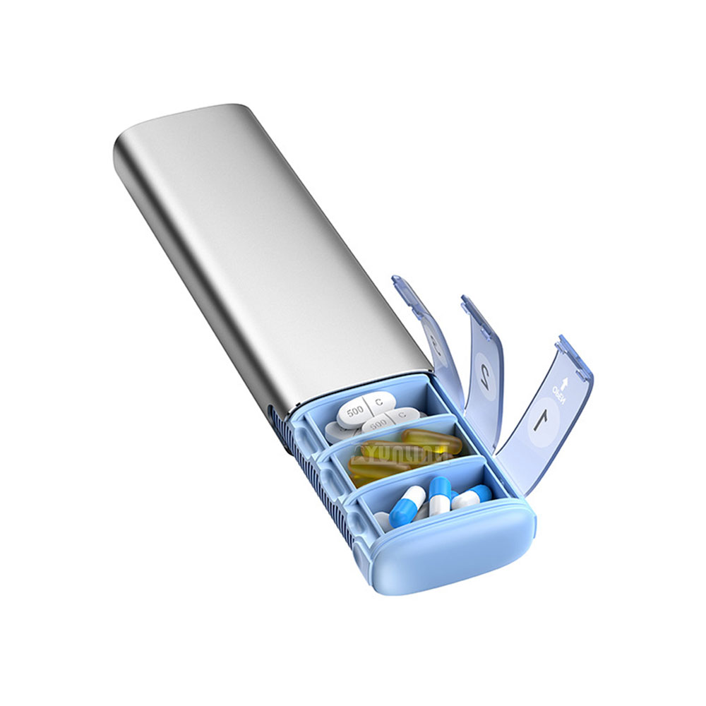 7-Day Aluminum Alloy Pill Case - First Food Jar 评论和价格