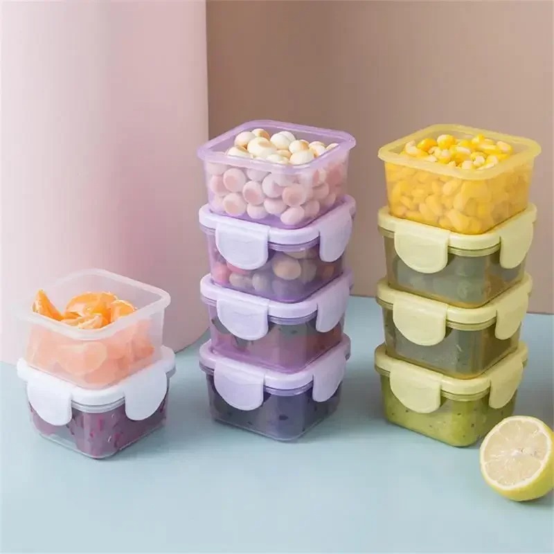 4Pcs Mini Airtight Food Storag - Baby Food Prep Containers 评论和价格