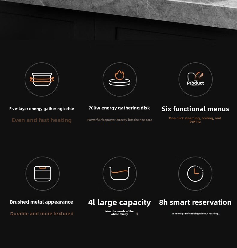 4L Smart Rice Cooker with Time - Baby Rice Food 评论和价格