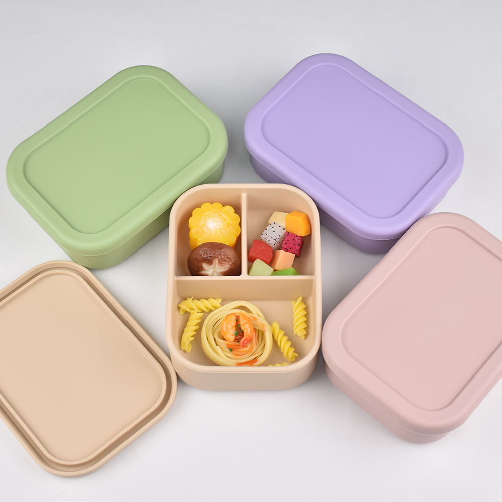 3-Compartment Food Grade Silic - Baby Food Prep Containers 评论和价格