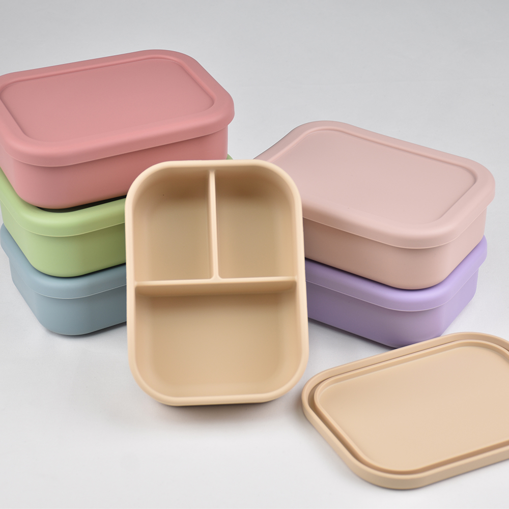 3-Compartment Food Grade Silic - Baby Food Prep Containers 评论和价格