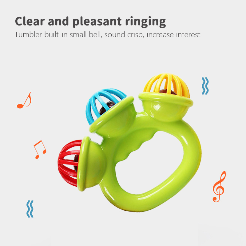1-4PCS Baby Hand Rattle Ball T - Baby Food Quantity 评论和价格