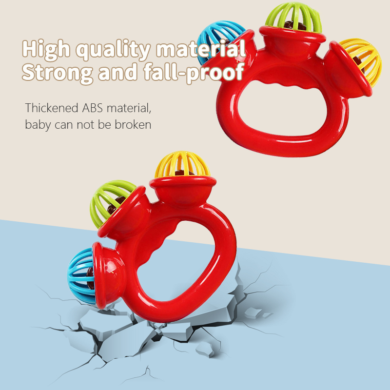 1-4PCS Baby Hand Rattle Ball T - Baby Food Quantity 评论和价格