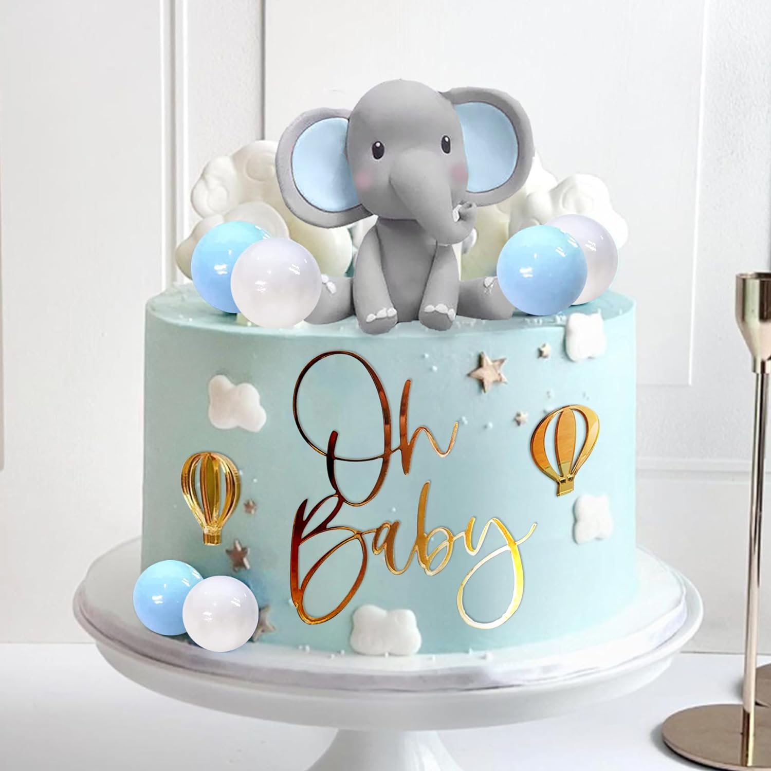 Elephant Cake Decoration Baby  - Baby Food Mixer 评论和价格