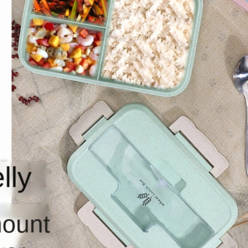 Microwave Lunch Box Wheat Stra - Baby Food Bag 评论和价格