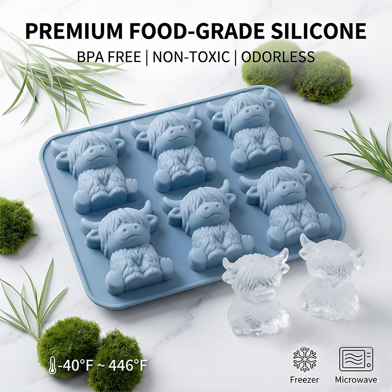 Silicone Highland Cow Ice Cube - Baby Food Maker 评论和价格