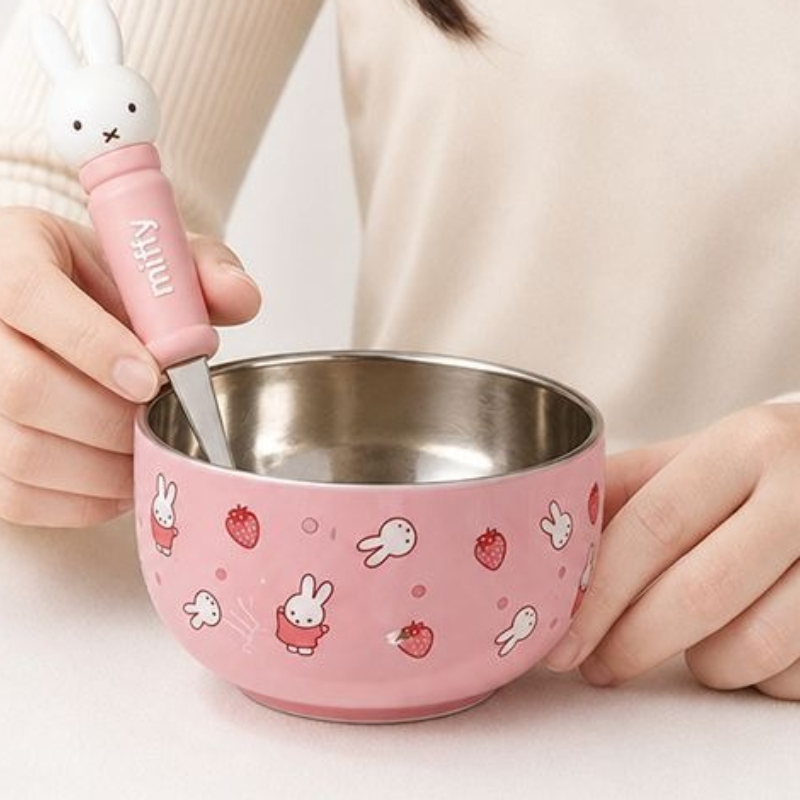 Cartoon Kawaii Miffy Stainless - Baby Food Japan 评论和价格