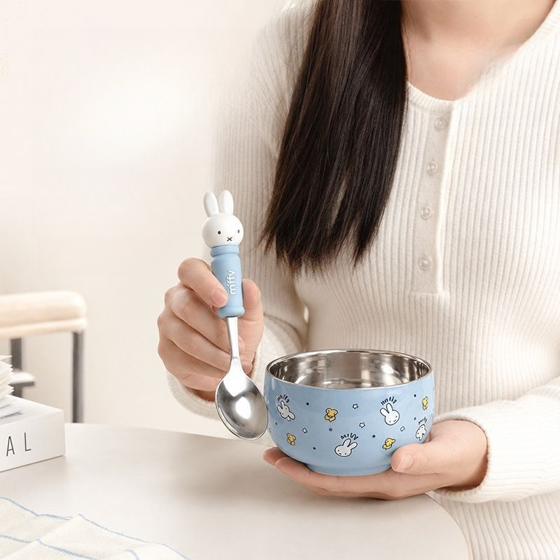Cartoon Kawaii Miffy Stainless - Baby Food Japan 评论和价格