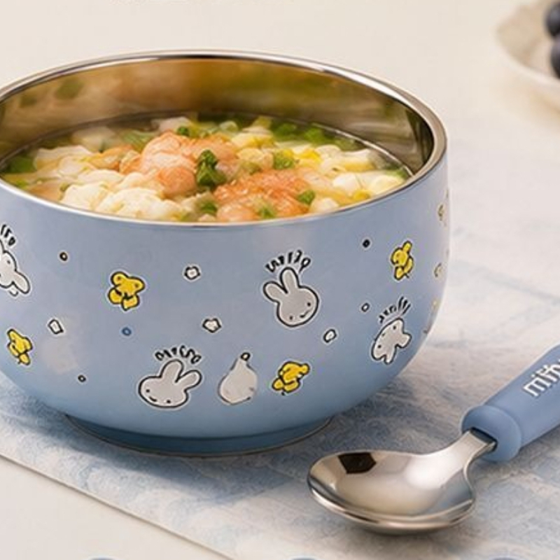 Cartoon Kawaii Miffy Stainless - Baby Food Japan 评论和价格