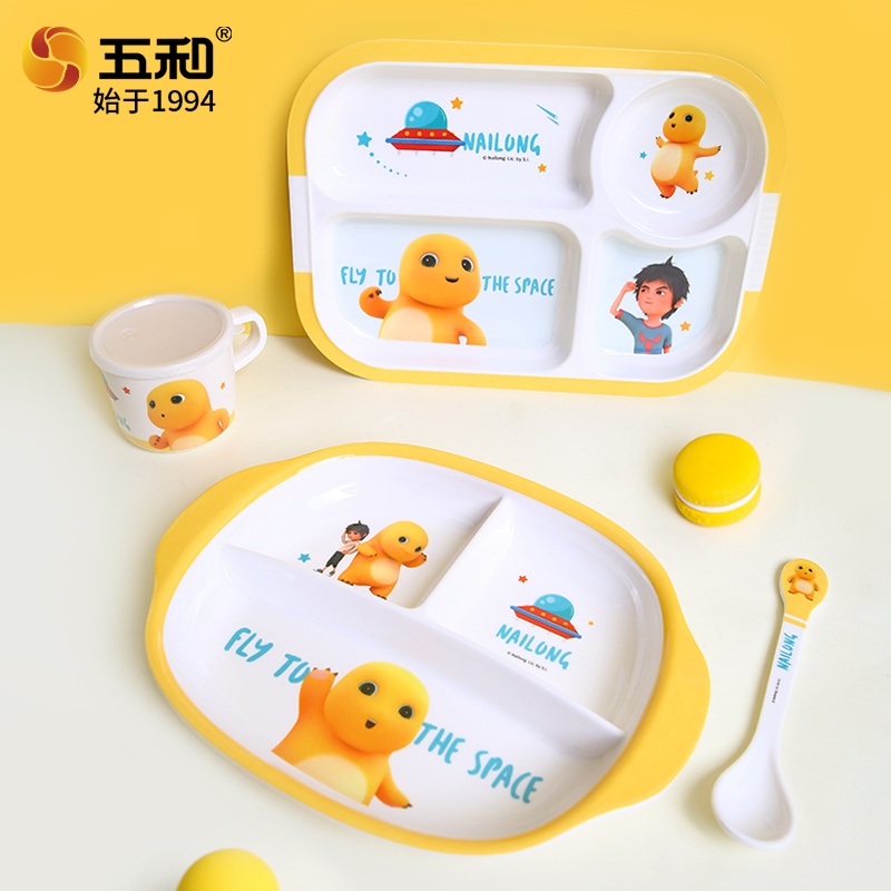 NAILONG Cute Tableware Anime t - Baby Rice Food 评论和价格