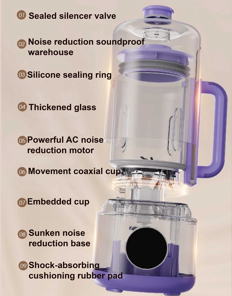 1100ml Soy Milk Machine 12h Ap - Baby Food Blender And Steamer 评论和价格