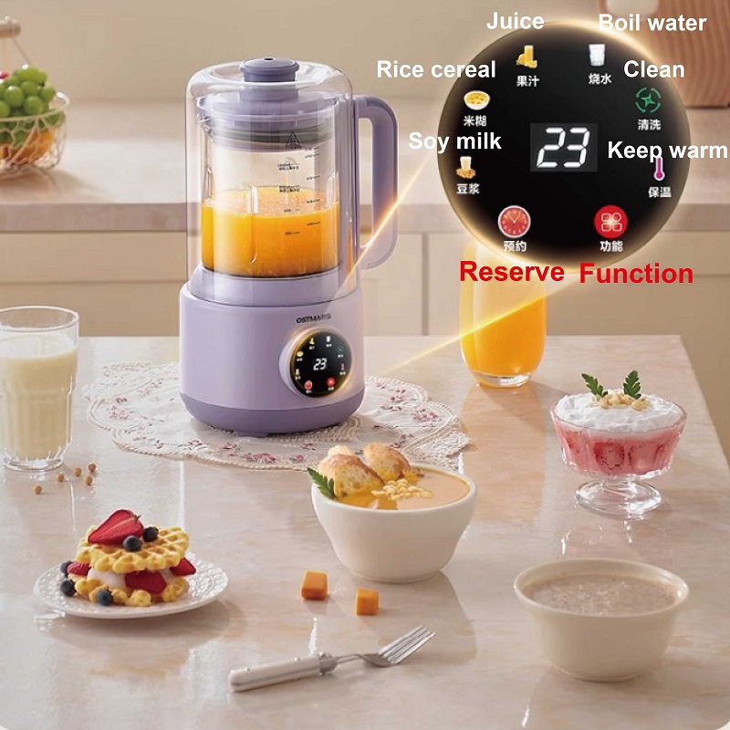 1100ml Soy Milk Machine 12h Ap - Baby Food Blender And Steamer 评论和价格