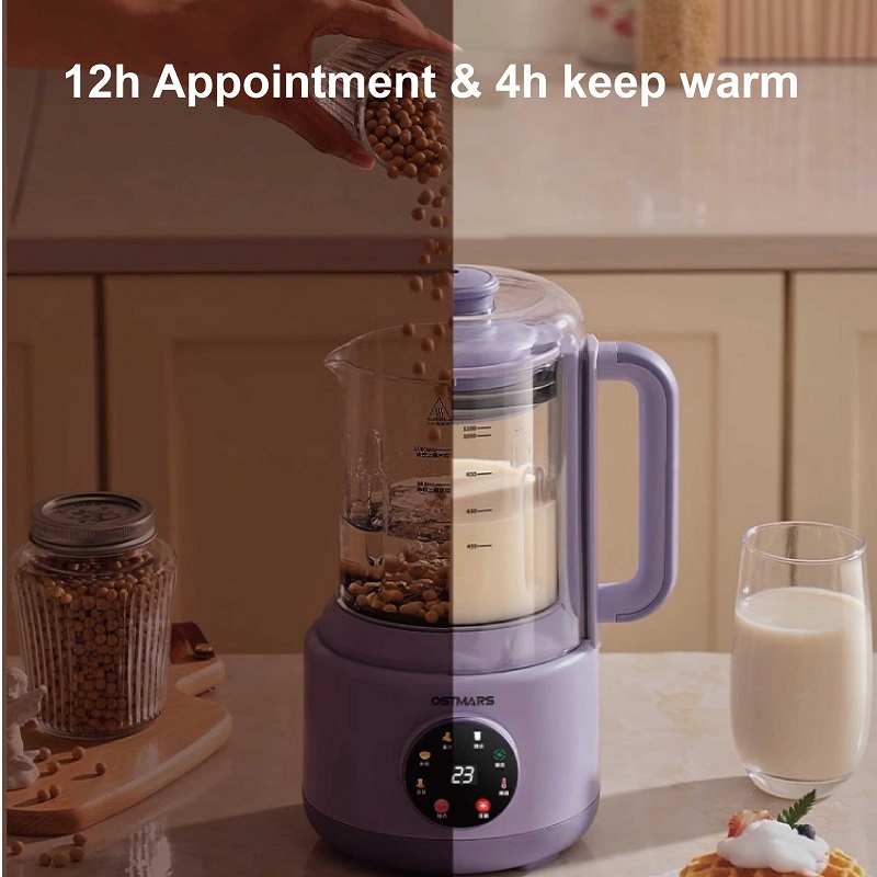 1100ml Soy Milk Machine 12h Ap - Baby Food Blender And Steamer 评论和价格