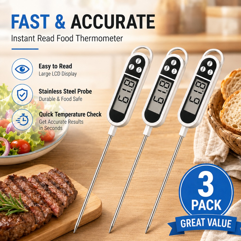 Digital Probe Thermometer Wide - Baby Food With Meat 评论和价格