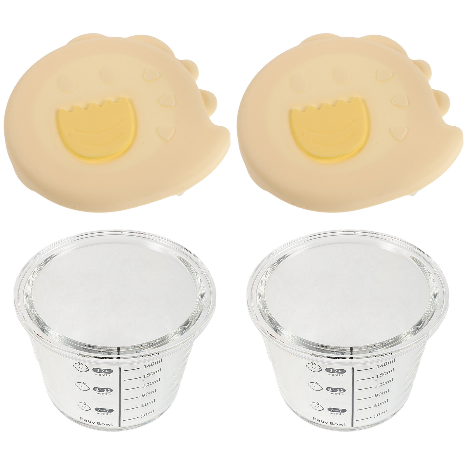 2Pcs Glass Baby Food Storage C - Baby Food Glass Jars 评论和价格