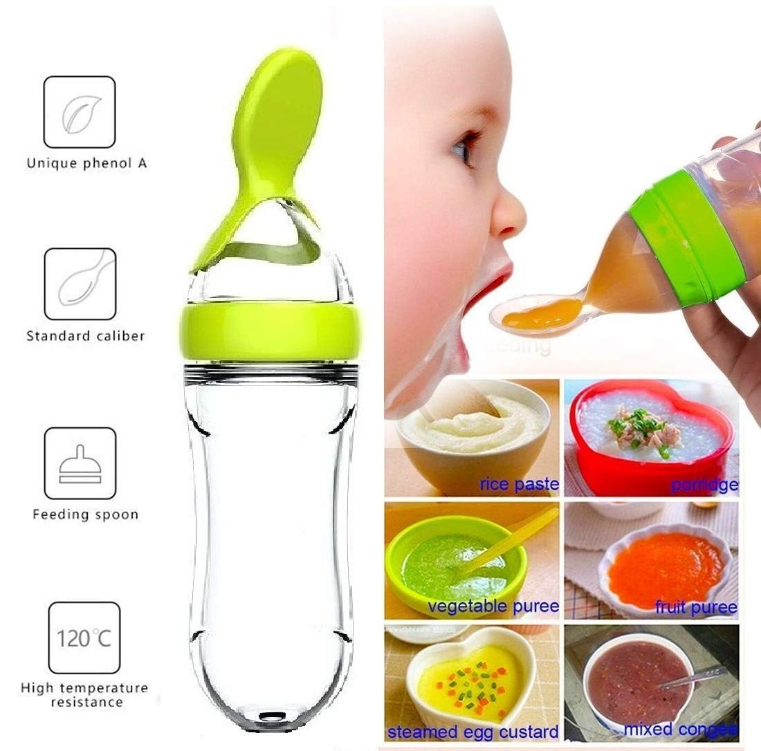 Squeezing Feeding Bottle Cup S - Baby Rice Food 评论和价格