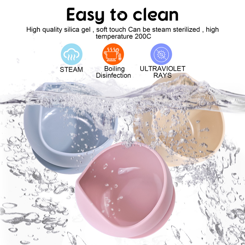 2PC Silicone Sucker Bowl Feedi - Baby Food Quantity 评论和价格