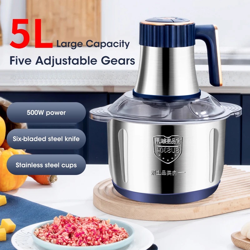 5L Electric Meat Grinders 304  - Baby Food Mixer 评论和价格