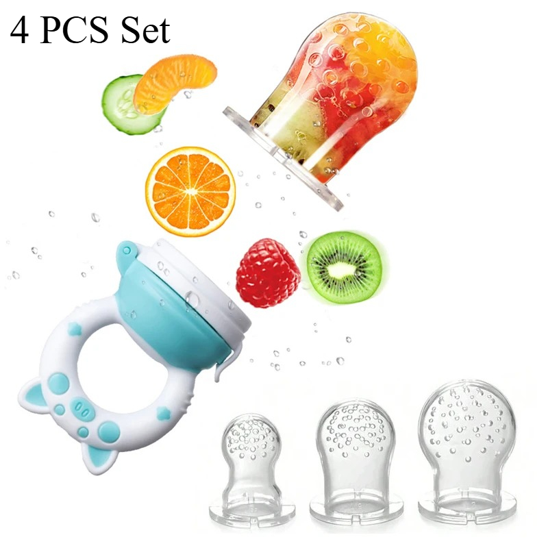 4pcs/set Silicone Fruit & Vege - Baby Food Vegetable 评论和价格