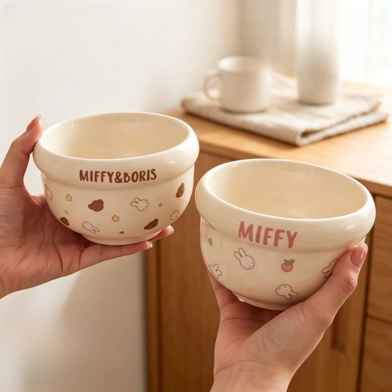 Cartoon Kawaii Miffy New Ceram - Baby Food Japan 评论和价格