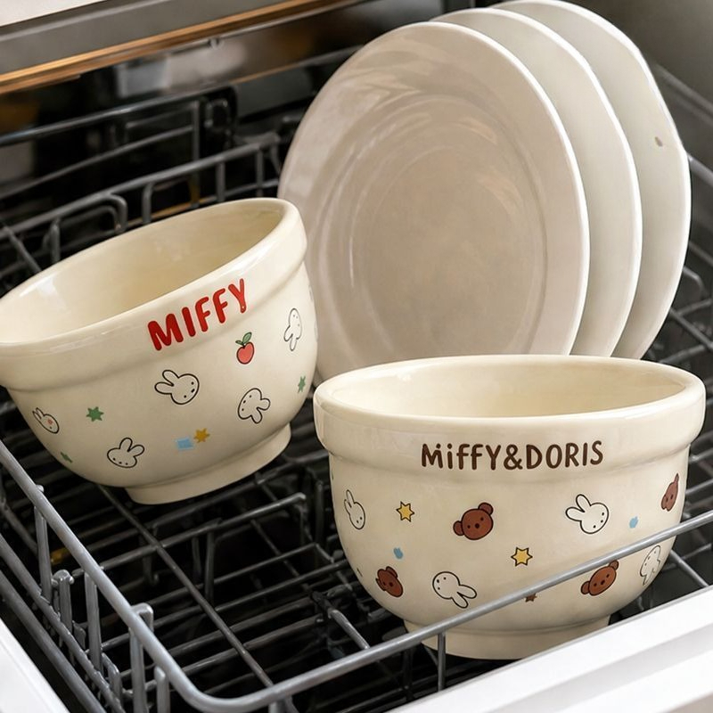 Cartoon Kawaii Miffy New Ceram - Baby Food Japan 评论和价格