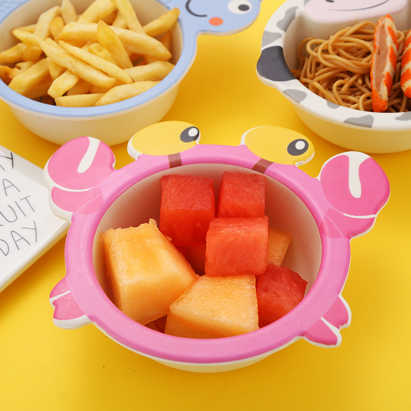 Cartoon Baby Feeding Bowl Bamb - Baby Food Healthy 评论和价格