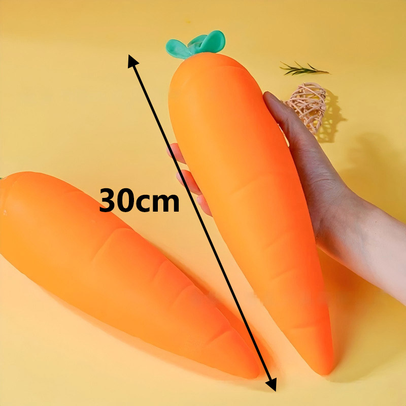 30cm Giant Carrot Squishy Toy  - Baby Food Vegetable 评论和价格