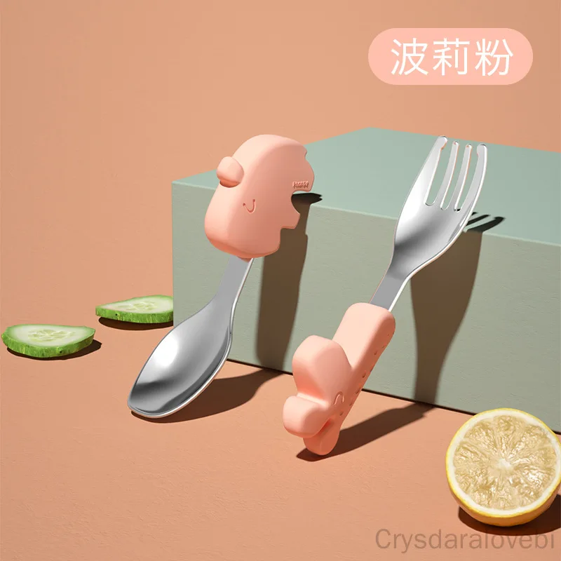 1setElephant Short Fork Spoon  - Baby Food Japan 评论和价格