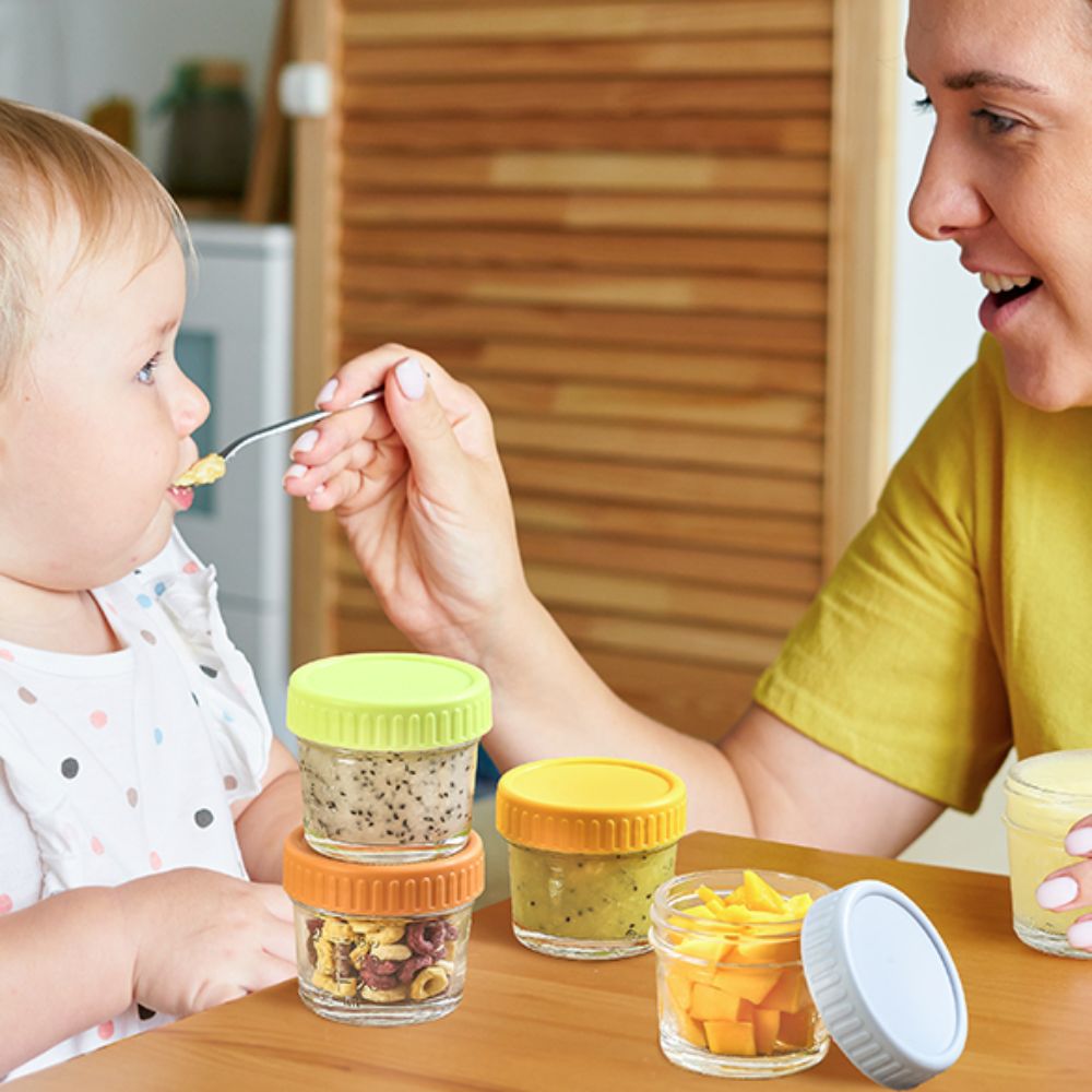 6pcs Multipurpose Glass Baby F - Baby Food Glass Jars 评论和价格