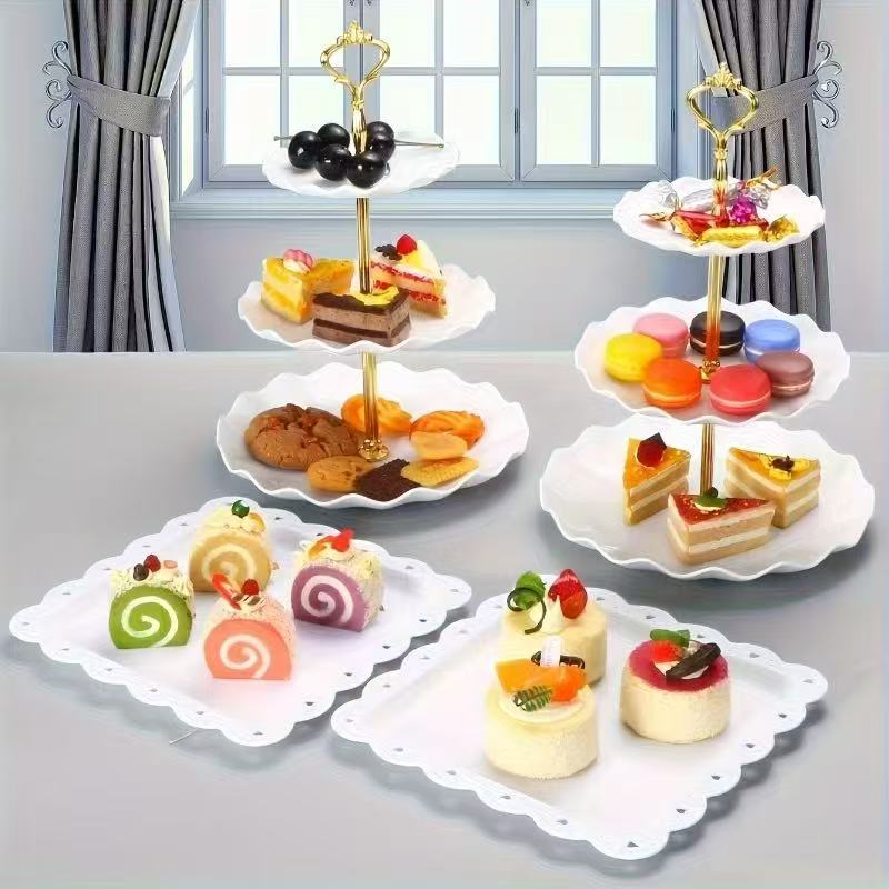 1/3/4/5PCS Decorative Food Tra - Baby Food Quantity 评论和价格