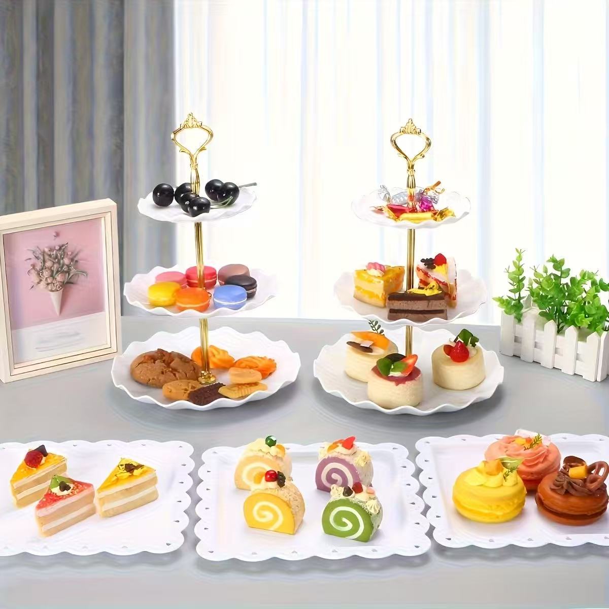 1/3/4/5PCS Decorative Food Tra - Baby Food Quantity 评论和价格