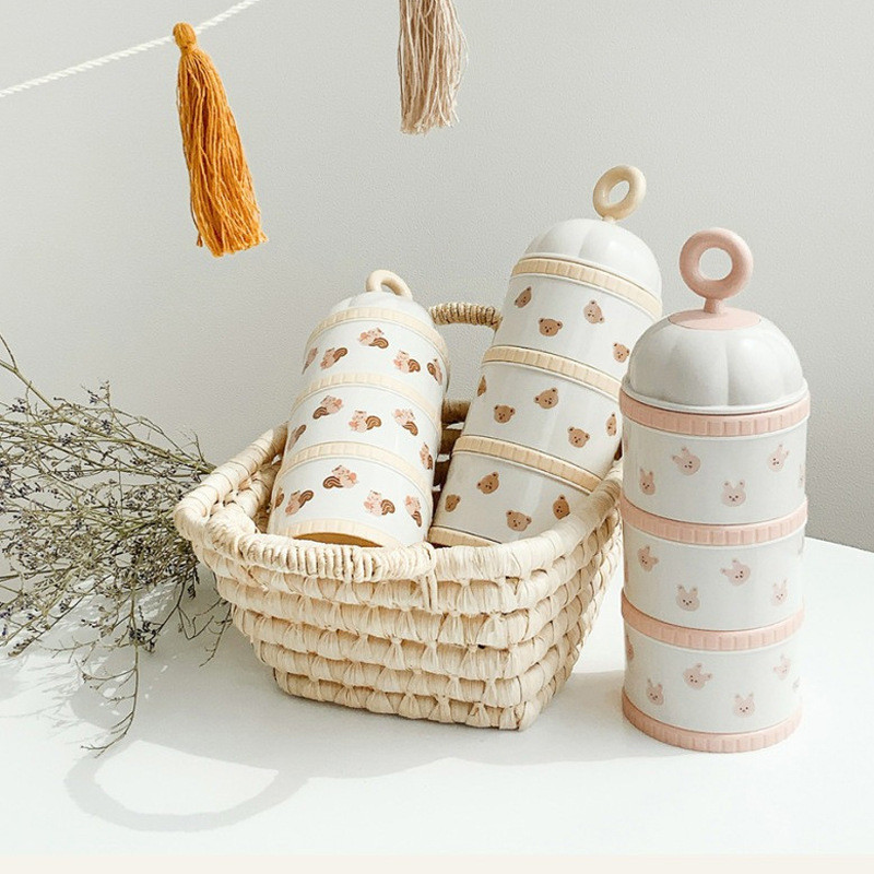 Cute Bear Milk Powder Box Baby - Baby Food Ideas 评论和价格