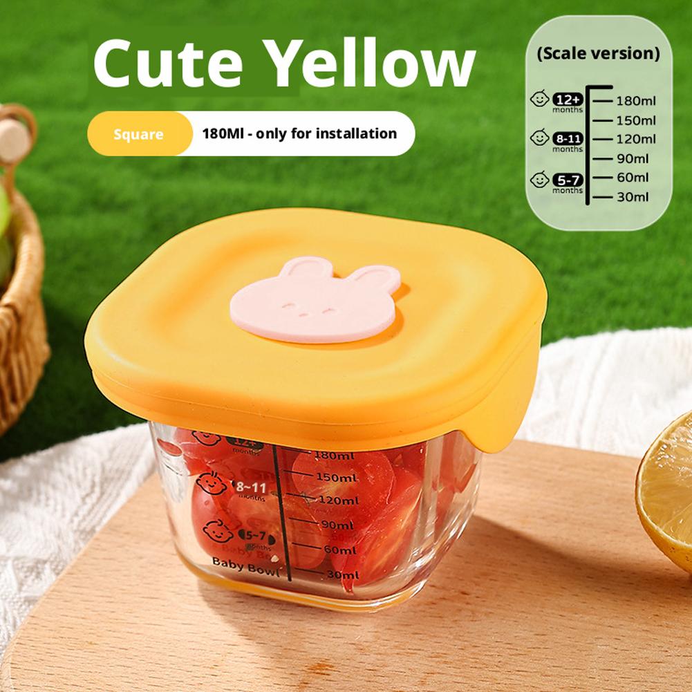 2PCS Glass Steaming Bowl Baby  - Baby Food Prep Containers 评论和价格