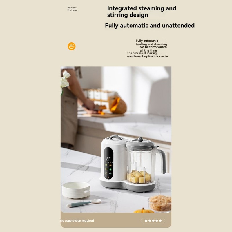 CKFAM-Automatic Baby Food Make - Baby Food Blender And Steamer 评论和价格