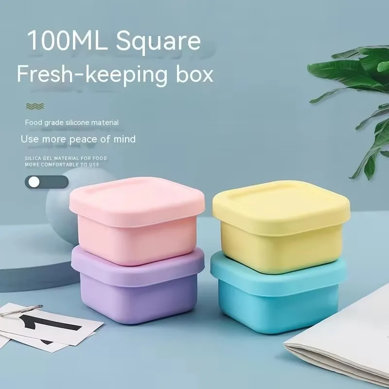 1Pc Silicone Baby Lunch Box wi - Baby Food Category 评论和价格