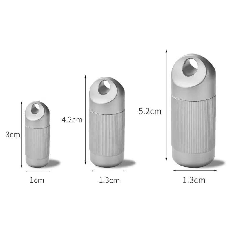 Titanium Alloy MINI Pill Box W - First Food Jar 评论和价格