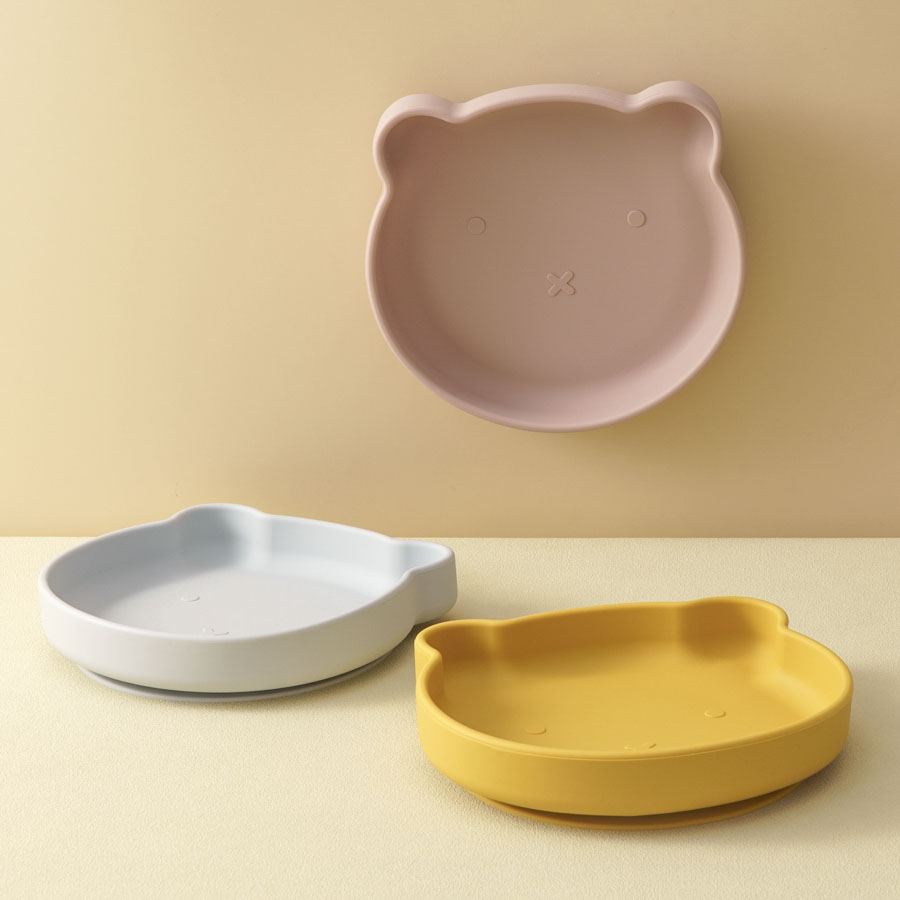 1PC Silicone Baby Dishes Sucti - Baby Food Quantity 评论和价格