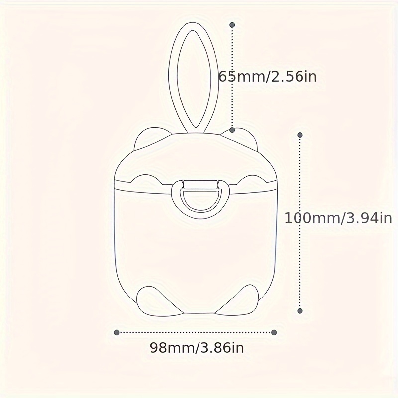 1pc Portable Four-Layer Milk P - Baby Food Category 评论和价格