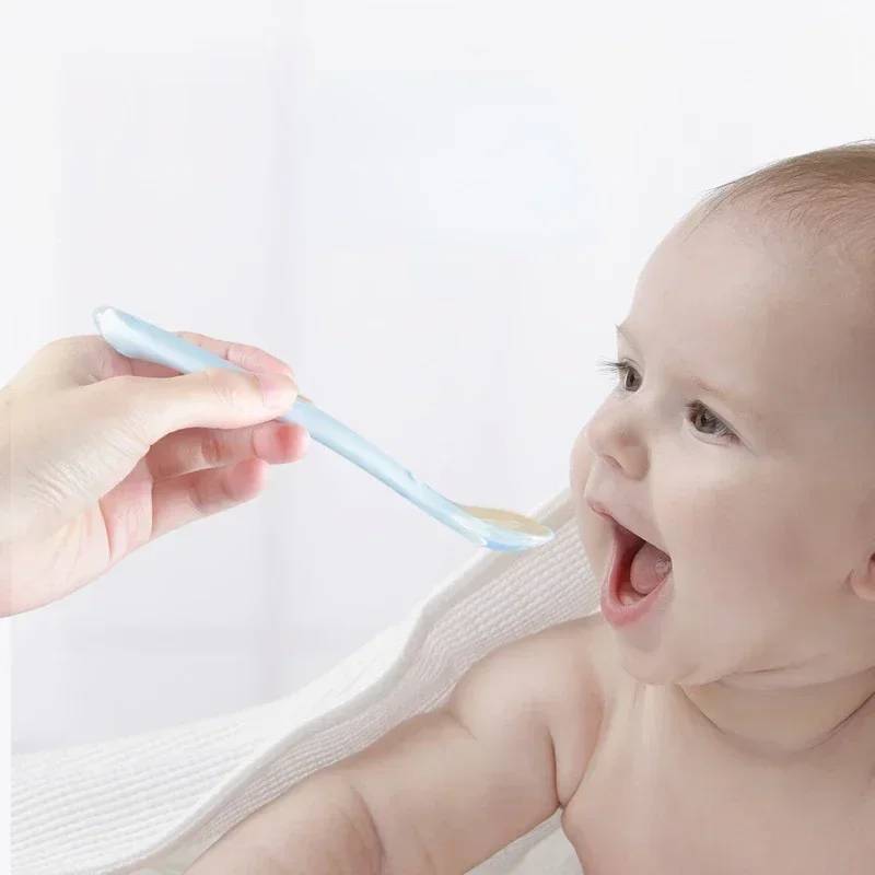 Soft Silicone Baby Spoon Toddl - Baby Food Quantity 评论和价格