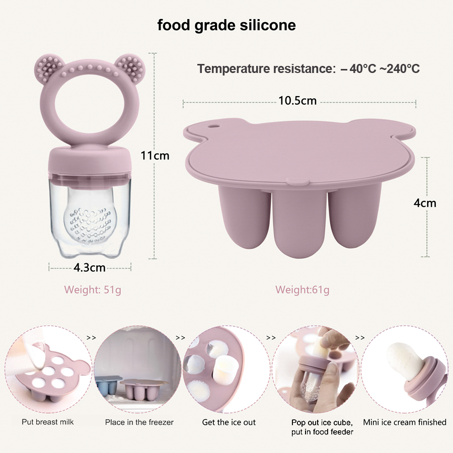 Baby Ice Cream Pops Silicone M - Baby Food Ideas 评论和价格