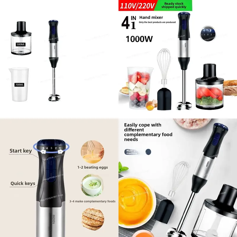 110V 1000W Handheld Immersion  - Baby Food Mixer 评论和价格