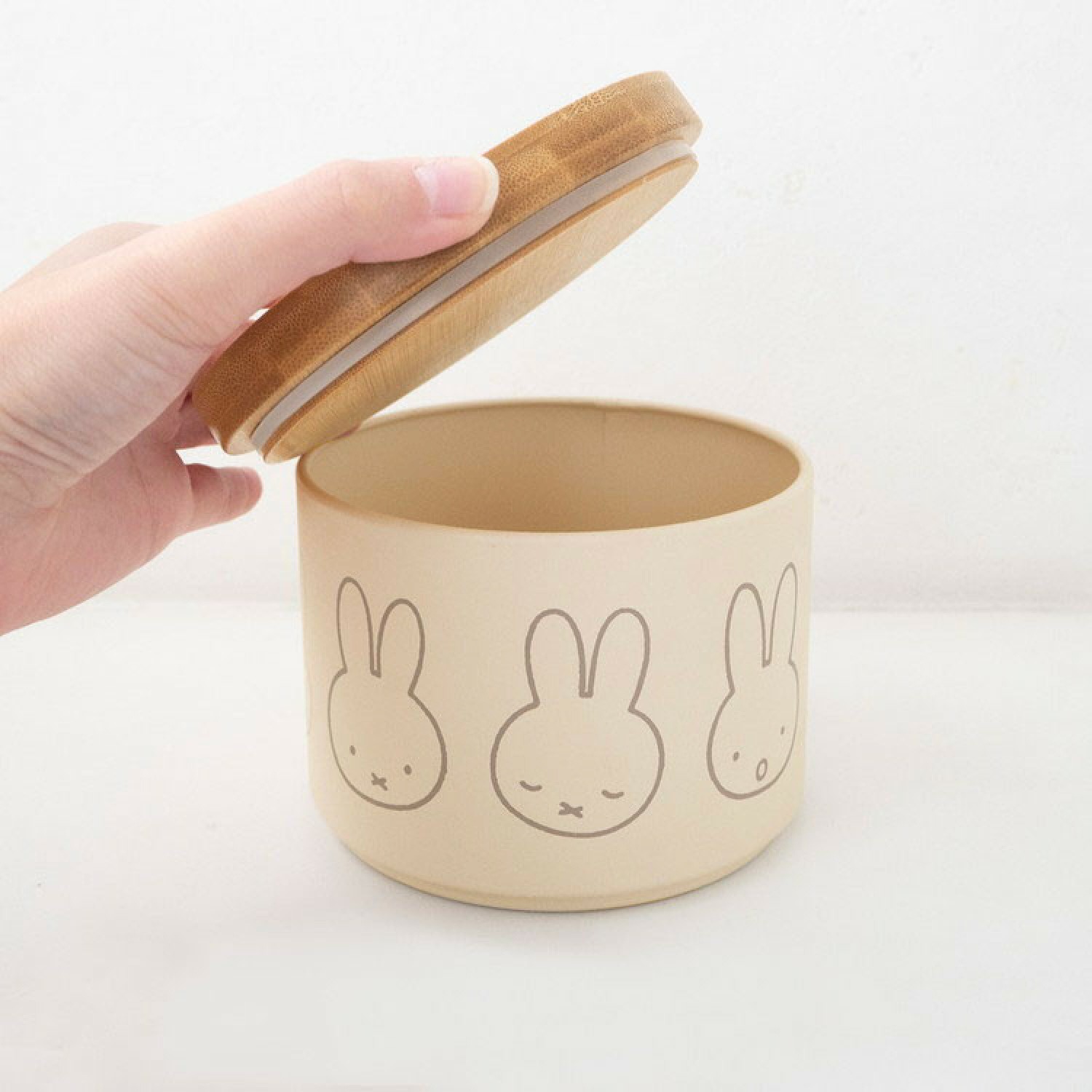 Kawaii Cartoon Miffy Metal Sea - First Food Jar 评论和价格