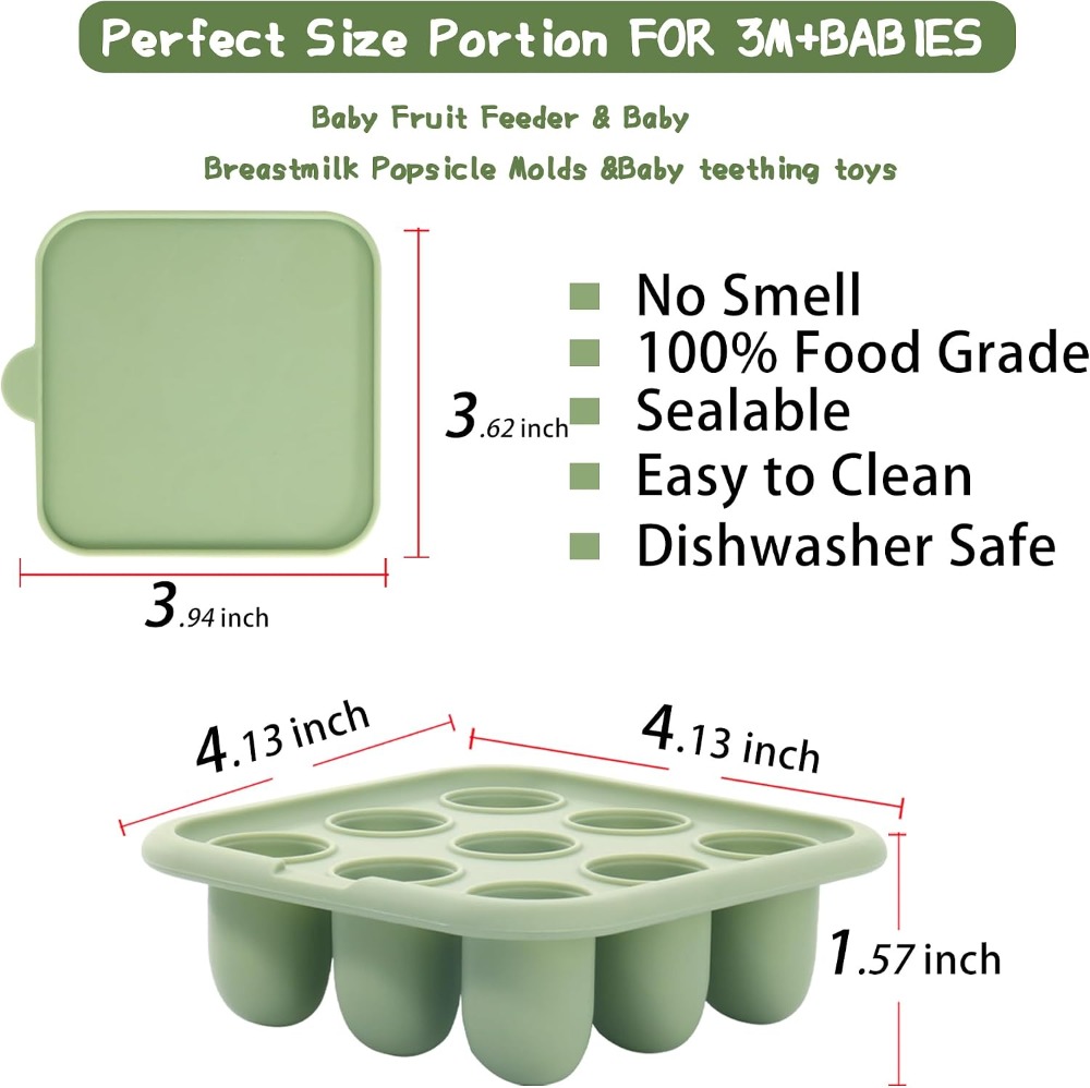 Baby Food Freezer Tray, Silico - Baby Food Maker 评论和价格