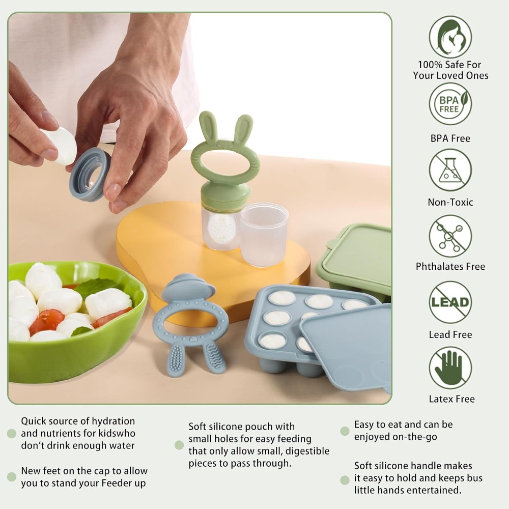 Baby Food Freezer Tray, Silico - Baby Food Maker 评论和价格
