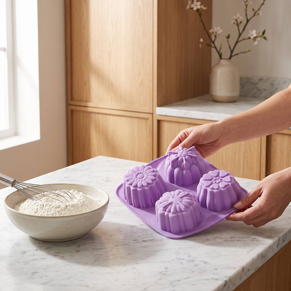 BPA Free 4-Hole Flower Shaped  - Baby Food Healthy 评论和价格