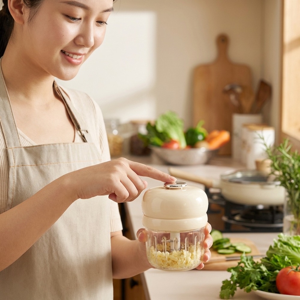 350ml Electric Garlic Chopper  - Baby Food Maker 评论和价格