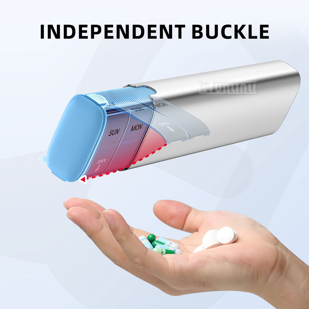 7-Day Aluminum Alloy Pill Case - First Food Jar 评论和价格